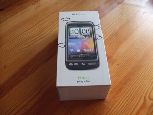 HTC Desire Package Front