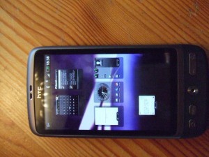 Screen Overview HTC Desire