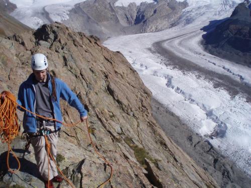 Climbing the Riffelhorn